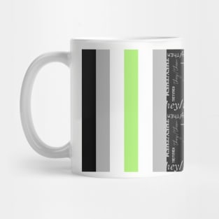 Agender, They/Them Pronouns - Identity Pride Mug